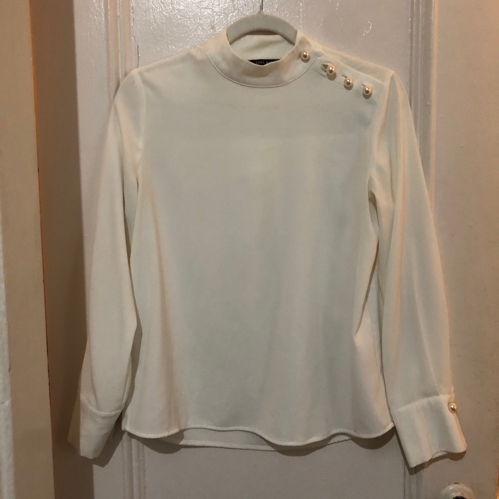 Zara long sleeve blouse